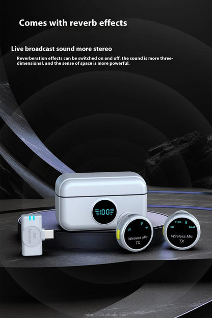 BOYA BY-MW6 Dual Wireless Lavalier Microphone – Professional Noise Reduction Mic System